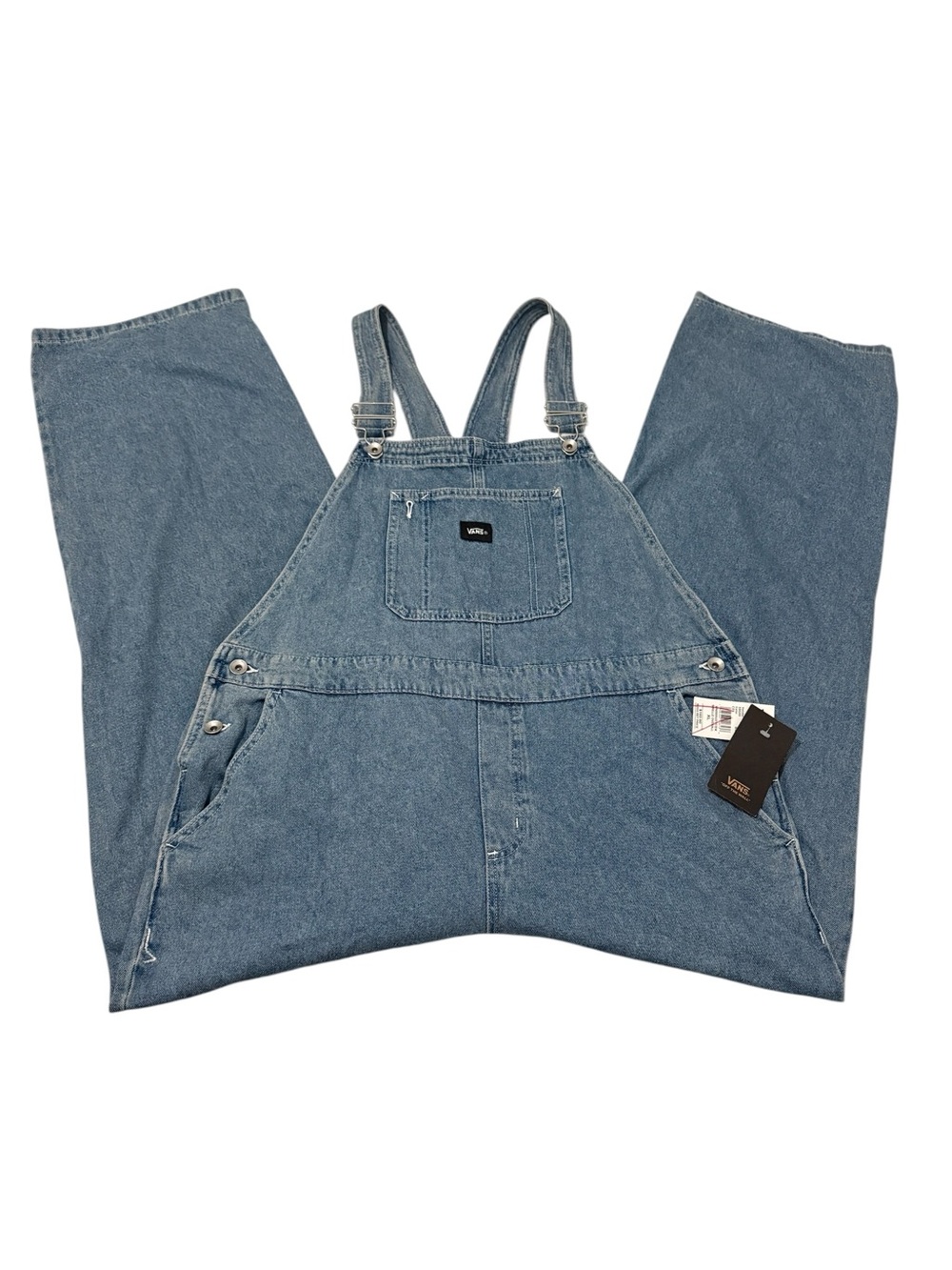 Vans Overalls Sirelle Baggy Blue Jeans Skate Streetwear Women's Size XL New